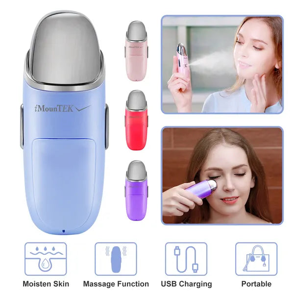 Nano Ionic Facial Mister Spray - Portable Hydrating Steamer for Skin