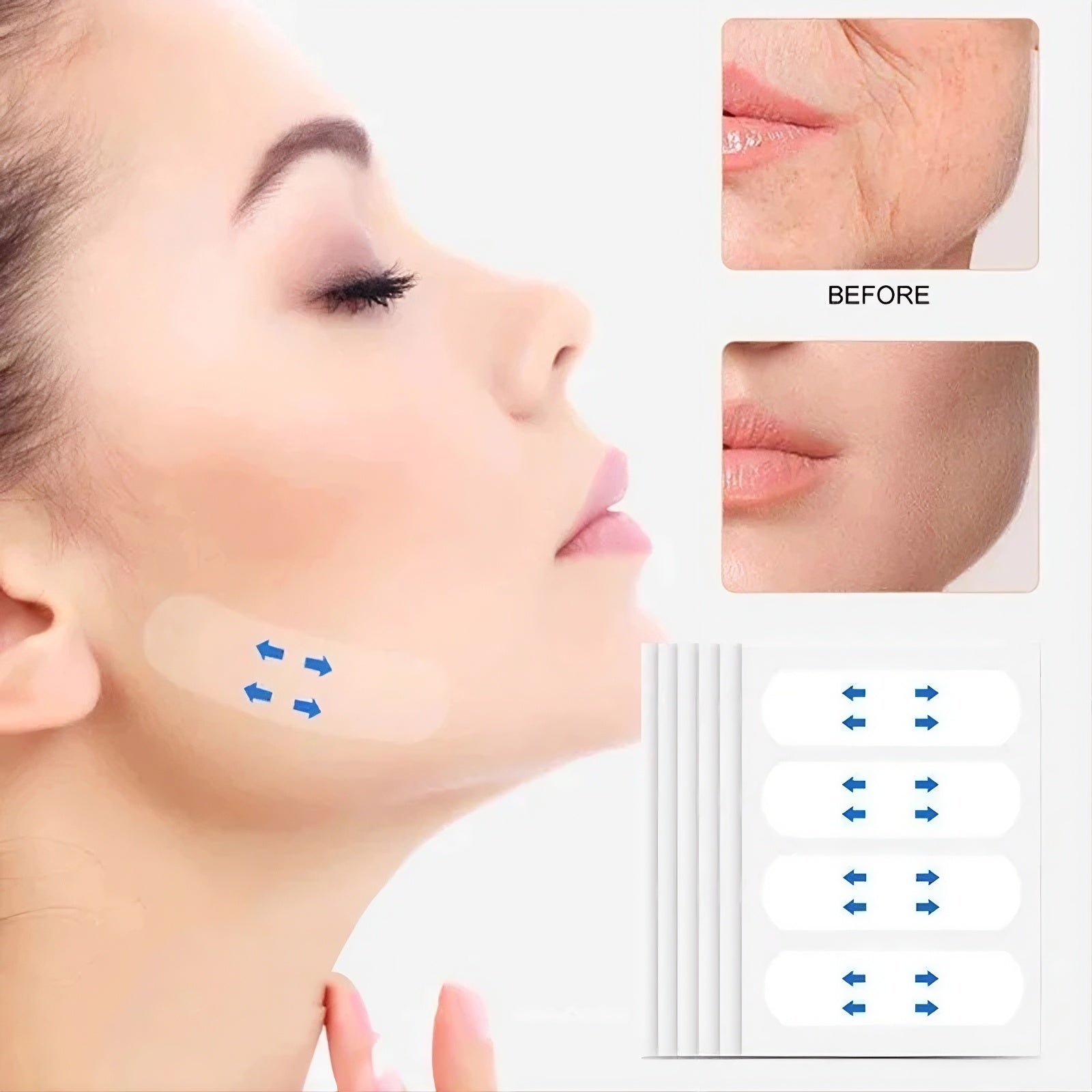 Invisible Face Lift Stickers Instant Facelift Without Surgery – NexaBaba