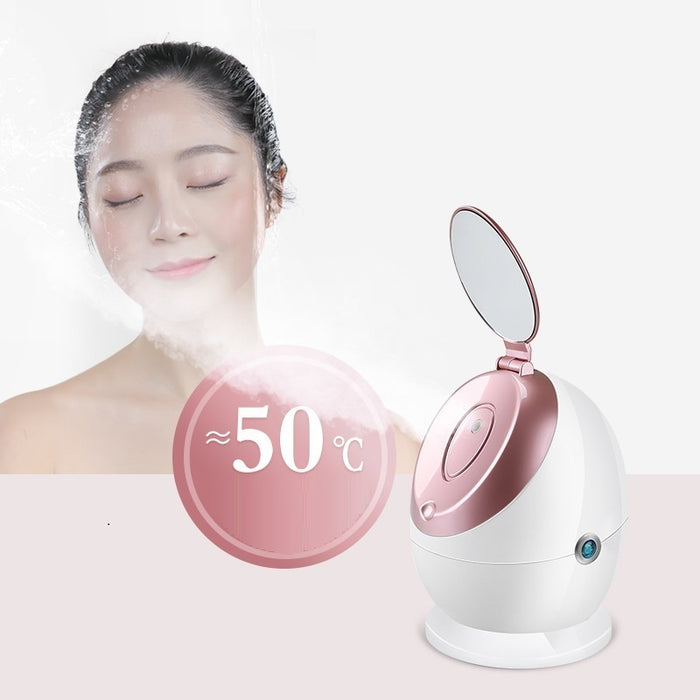 Nano Ionic Facial Steamer - Deep Pore Cleansing Spa Treatment