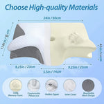 Memory Foam Cervical Pillow – Ergonomic Neck & Spine Support