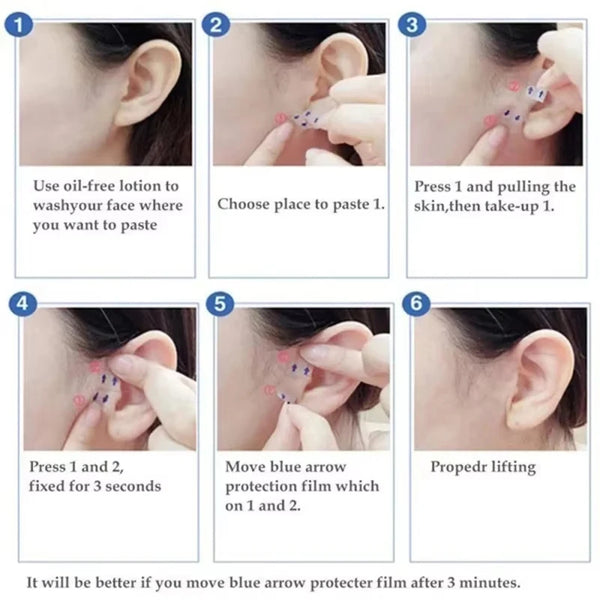 Invisible Face Lift Stickers  Instant Facelift Without Surgery