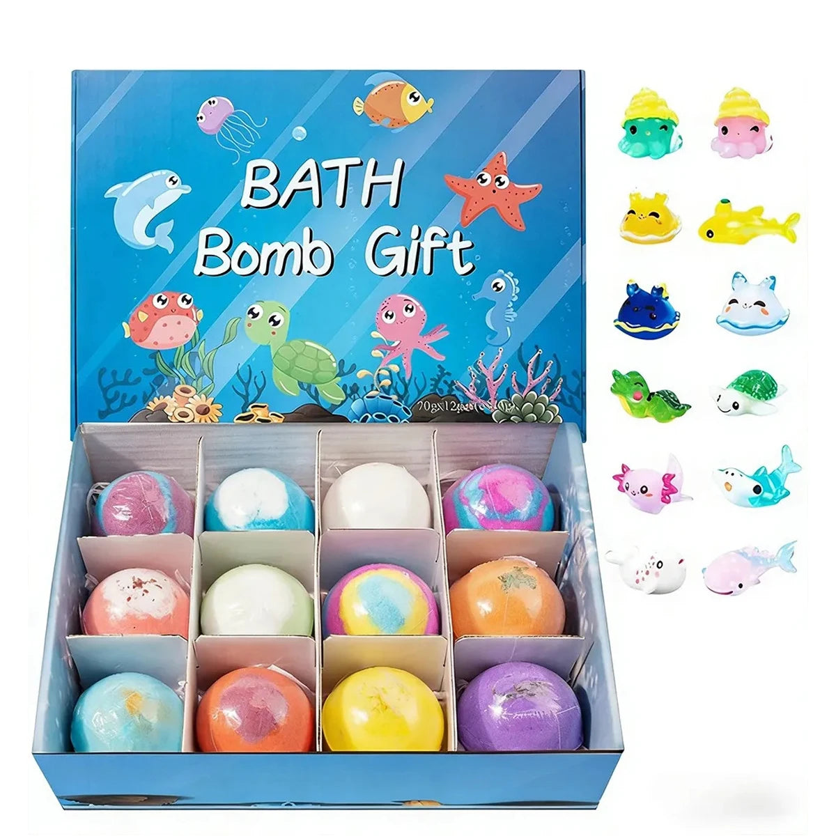 Colorful Kids Bath Bombs Full Product View – NexaBaba