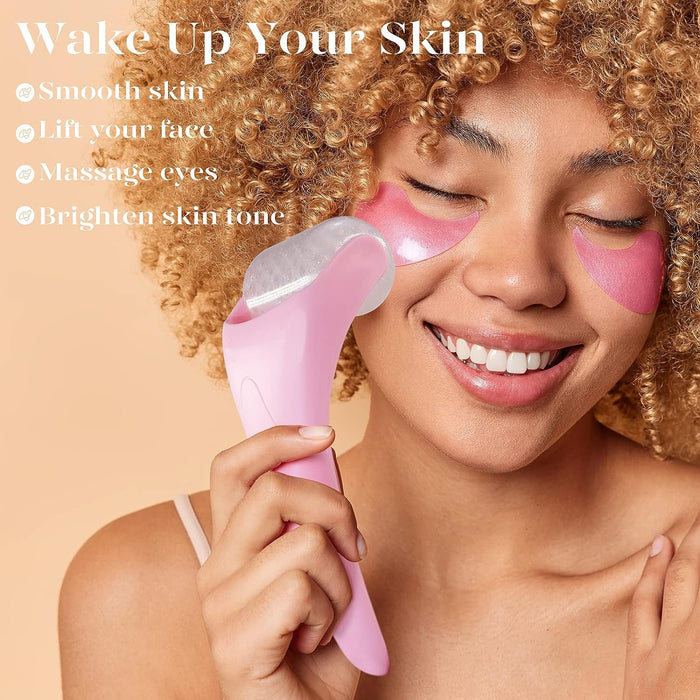 Ice Roller Face Massager - Cooling Skincare Tool for Puffiness & Glow